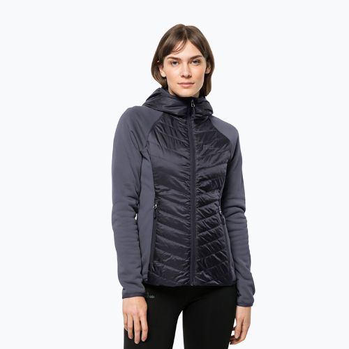 Jack Wolfskin Routeburn Pro Hybrid kabát nőknek szürke 1710861