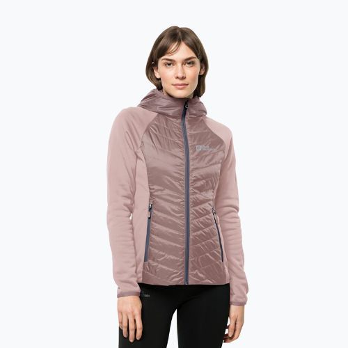 Jack Wolfskin női Routeburn Pro Hybrid kabát rózsaszín 1710861