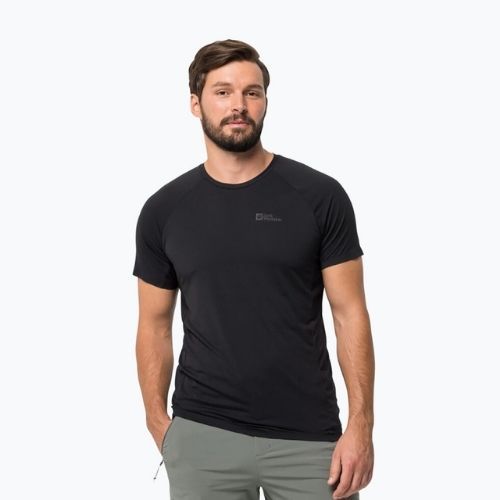 Jack Wolfskin Prelight Pro férfi trekking póló fekete 1809251