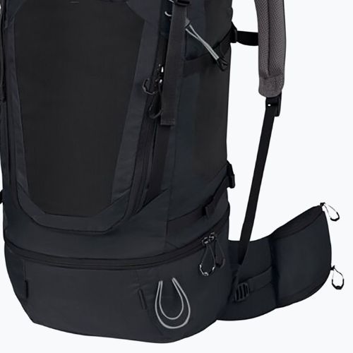 Jack Wolfskin Highland Trail 55+5 trekking hátizsák fekete 2010091