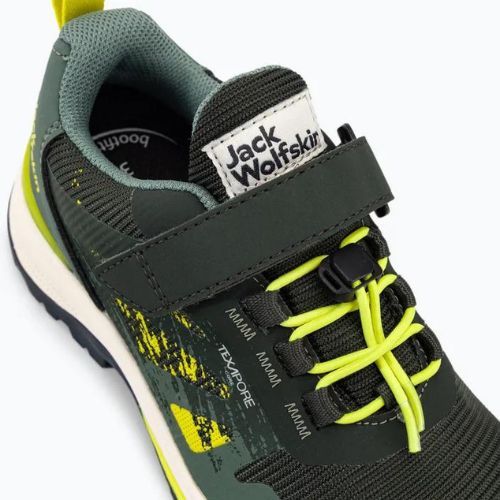Jack Wolfskin Vili Hiker Texapore Low gyermek túrabakancs zöld 4056831_4136_350
