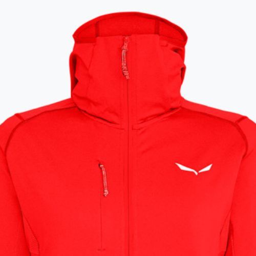 Salewa női gyapjú Agner Hybrid PL/DST FZ Hoody piros 00-0000027372