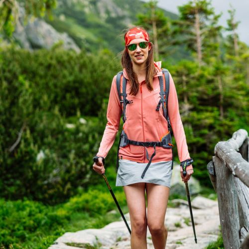 Salewa Puez Hybrid PL FZ Hoody női fleece pulóver világos rózsaszín 00-0000027389