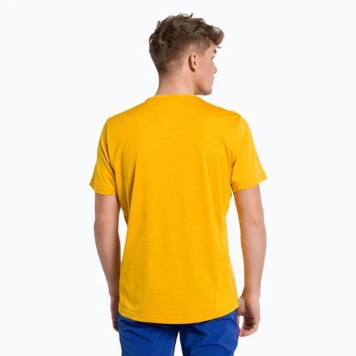 Salewa férfi trekking póló Puez Hybrid 2 Dry sárga 27397