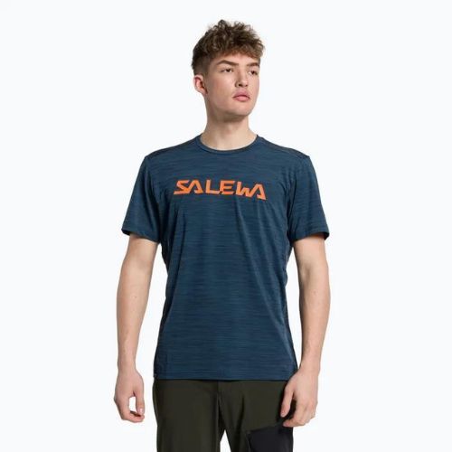 Férfi trekking ing Salewa Puez Hybrid 2 Dry navy blézer melange 27397