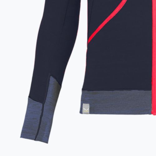 Salewa Puez Hybrid PL FZ Hoody gyerek fleece pulóver sötétkék 00-0000027769