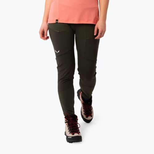 Női túrázó leggings Salewa Puez Dry Resp Cargo zöld 00-0000028331