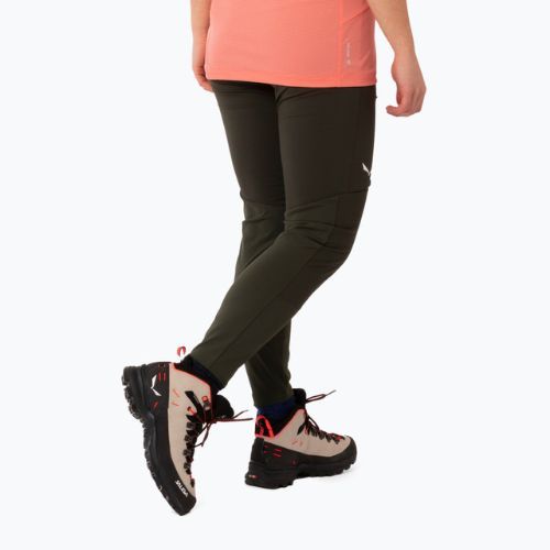 Női túrázó leggings Salewa Puez Dry Resp Cargo zöld 00-0000028331