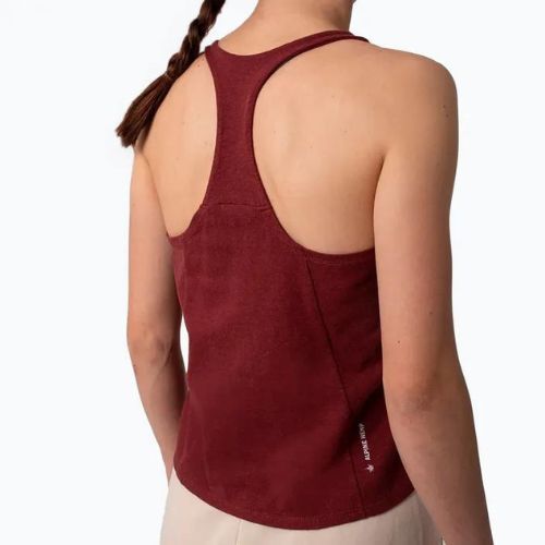 Salewa női hegymászó póló Lavaredo Hemp Crop Tank piros 00-0000028369