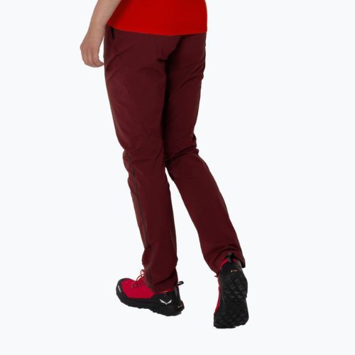 Női trekking nadrág Salewa Pedroc 4 DST bordó 00-0000028594