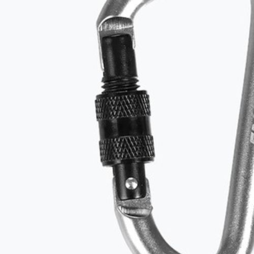 Salewa D-alakú karbiner csavarral, ezüst 00-0000034102