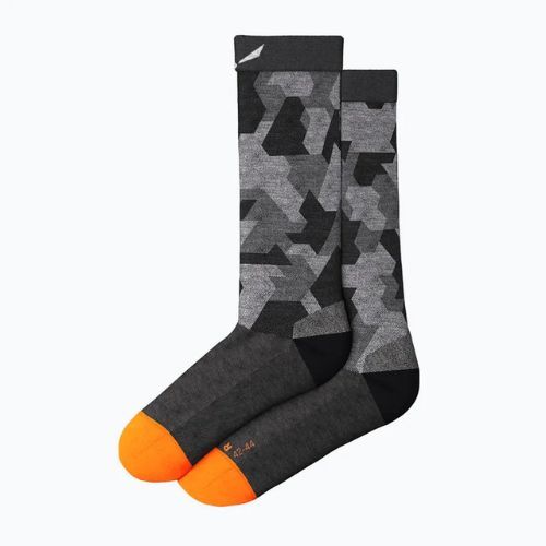 Férfi trekking zokni Salewa Pedroc Camo AM Crew fekete-szürke 00-0000069039