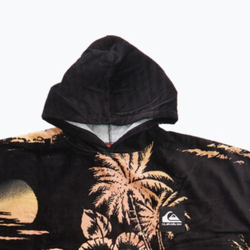 Férfi poncsó Quiksilver Hoody Towel black/jet black
