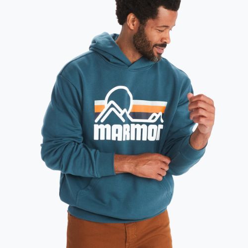 Férfi Marmot Coastal Hoody világoskék trekking pulóver M1425821541