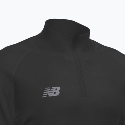 Gyermek labdarúgó pulóver New Balance Training 1/4 Zip kötött fekete NBEJT9035