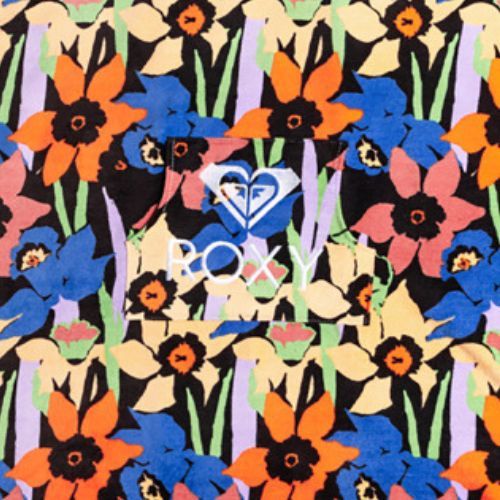 Női poncsó ROXY Stay Magical Printed 2021 anthracite flower jammin