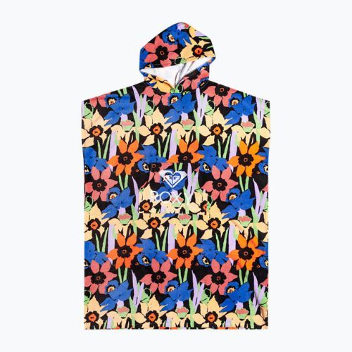 Női poncsó ROXY Stay Magical Printed 2021 anthracite flower jammin