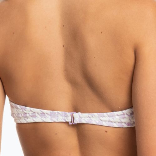 Fürdőruha felső ROXY Check It Bandeau 2021 purple rose