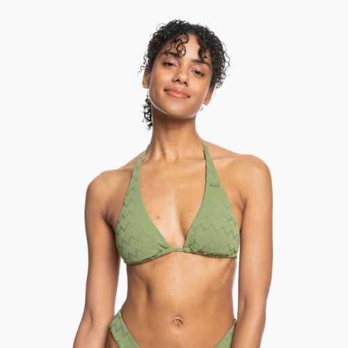 Fürdőruha felső ROXY Current Coolness Elongated Triangle 2021 loden green