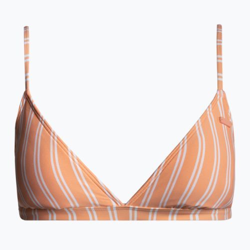 Fürdőruha felső ROXY Into The Sun Fix Tiki Triangle 2021 papaya punch novelta stripe h