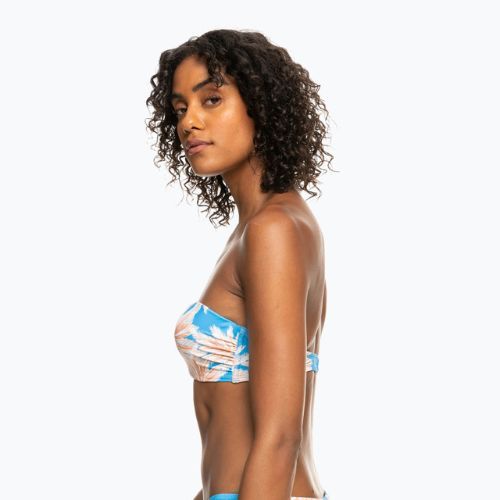 Fürdőruha felső ROXY Love The Beach Vibe 2021 azure blue palm island