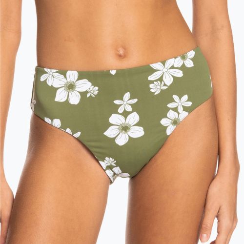 Fürdőruha alsó ROXY Retro Revo Bikini Hl Midwaist 2021 loden green surfrider spirit s