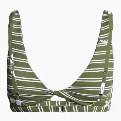 Fürdőruha felső ROXY Retro Revo Twist Bra 2021 loden green surfrider spirit s