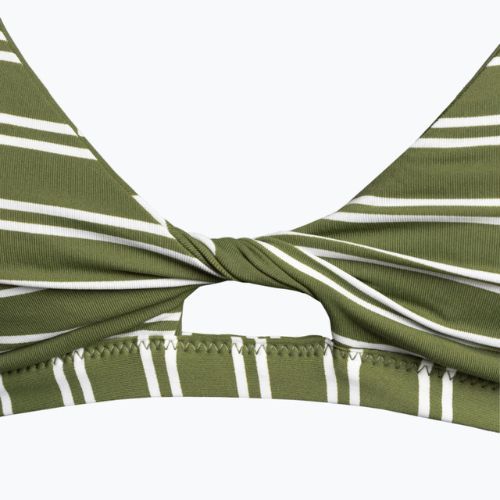 Fürdőruha felső ROXY Retro Revo Twist Bra 2021 loden green surfrider spirit s