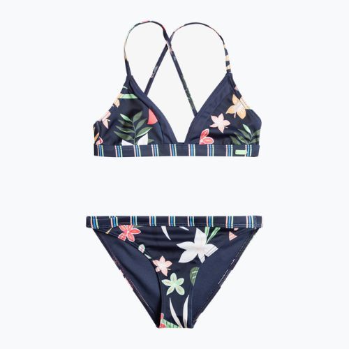 Gyermek kétrészes fürdőruha ROXY Vacay For Life Athletic Set 2021 mood indigo alma swim