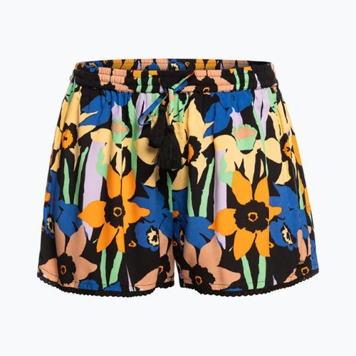 Női úszónadrág ROXY Salty Tan 2021 anthracite flower jammin
