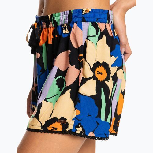 Női úszónadrág ROXY Salty Tan 2021 anthracite flower jammin