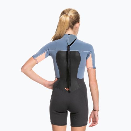 Gyermek úszóhab ROXY 2/2 Prologue Girl BZ SS SP FL 2021 cloud black/powderdgrey/sunglow