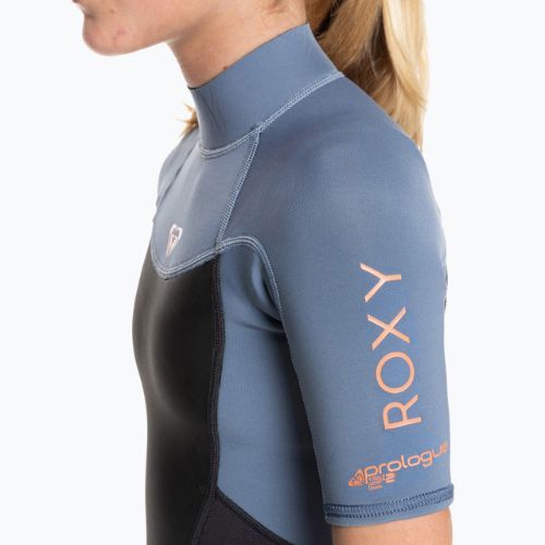 Gyermek úszóhab ROXY 2/2 Prologue Girl BZ SS SP FL 2021 cloud black/powderdgrey/sunglow