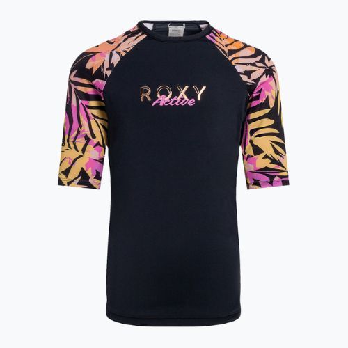 Gyermek úszó póló ROXY Active Joy Lycra 2021 anthracite zebra jungle girl