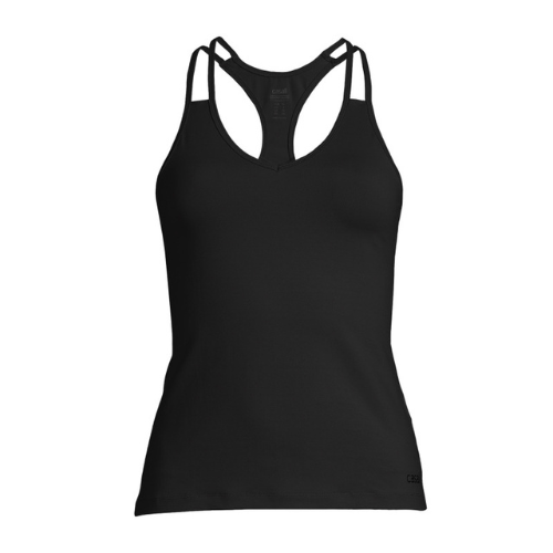 Casall V-nyakú Racerback női tréning felső fekete 22154