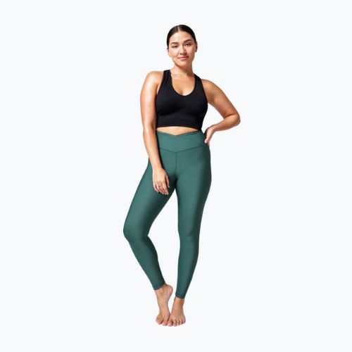 Női edző leggings Casall Overlap High Waist zöld 22500