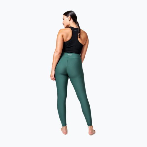 Női edző leggings Casall Overlap High Waist zöld 22500