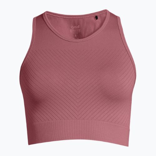 Casall Essential Block Seamless Sport női edzőfelső rózsaszín 22114