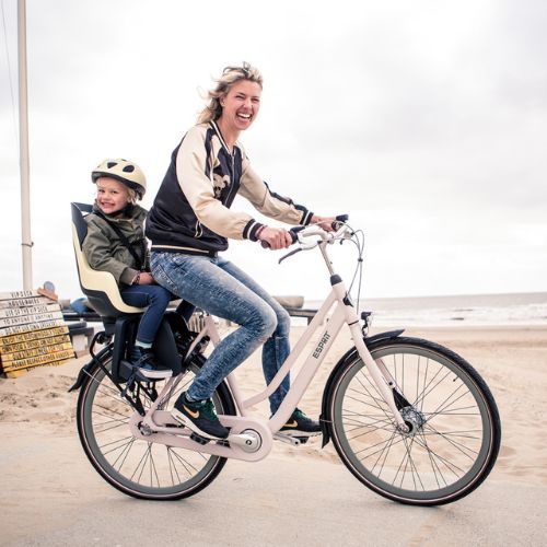 Hátsó kerékpárülés bobike Go kerékpártartóhoz bézs-szürke 8012300001