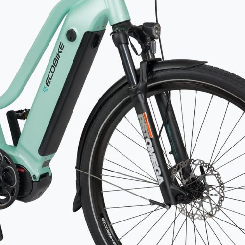 Női elektromos kerékpár EcoBike LX 500/X500 17.5Ah LG zöld 1010316