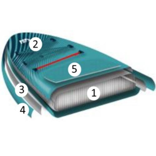 Aqua Marina Vibrant Youth 8'0" sárga SUP deszka BT-19VIP