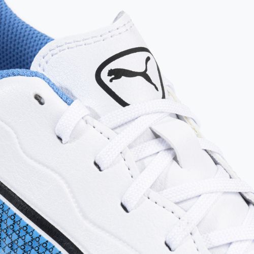 PUMA King Match FG/AG gyermek futballcipő fehér 107266 01