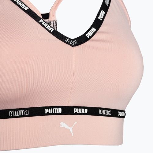 PUMA Low Impact Puma Strong Strappy fitness melltartó rózsaszín 522225 66