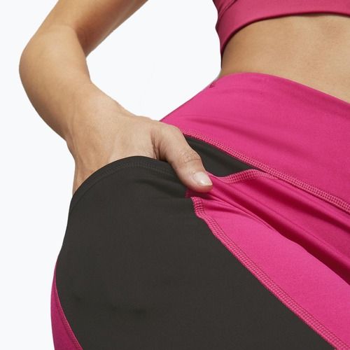 PUMA Fit 5" edző leggings rövid fekete-rózsaszín 523078 64
