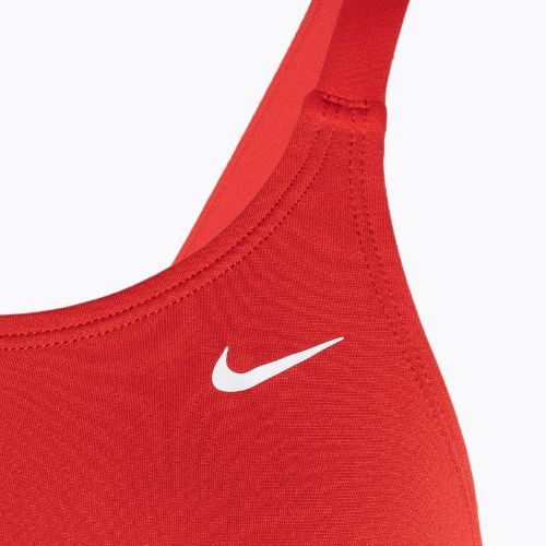 Nike Hydrastrong Solid Fastback női egyrészes fürdőruha piros NESSA001-614
