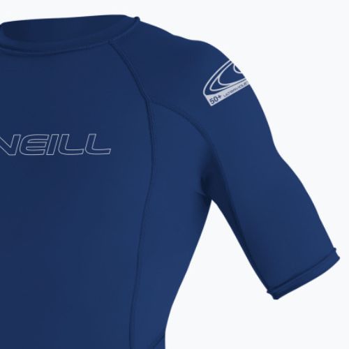 Férfi O'Neill Basic Skins Rash Guard úszópóló tengerészkék 3341