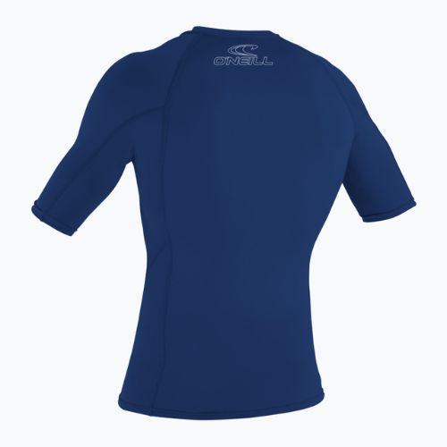 Férfi O'Neill Basic Skins Rash Guard úszópóló tengerészkék 3341