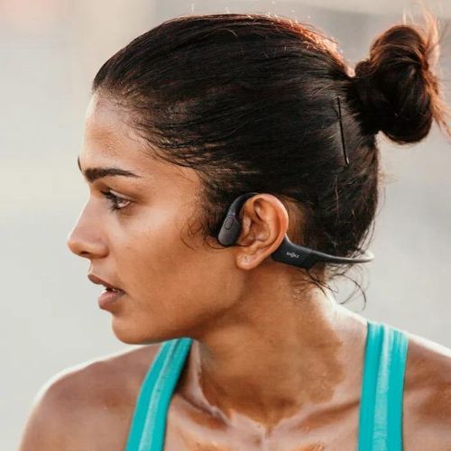 Shokz OpenRun vezeték nélküli fejhallgató fekete S803BK