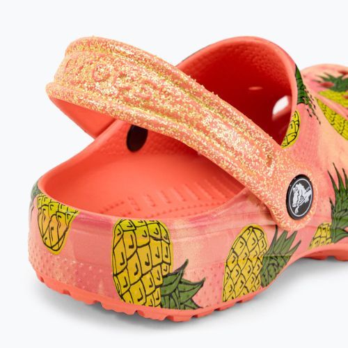 Gyermek Crocs Classic Pool Party Clog K narancssárga 207826-83E flip flopok