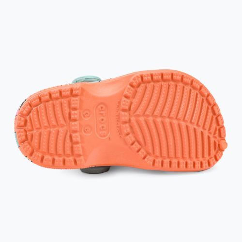 Gyermek Crocs Classic Pool Party Clog T narancssárga 207846-83E flip flopok